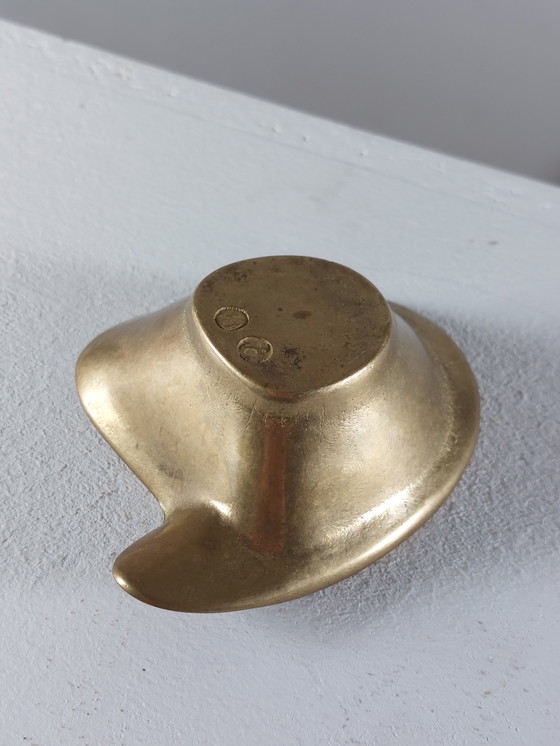 Image 1 of Vintage Mid Century Brass Ashtray