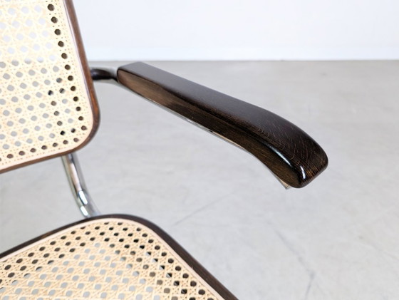 Image 1 of Silla cantilever original Thonet S64V Silla de diseño Marcel Breuer marrón