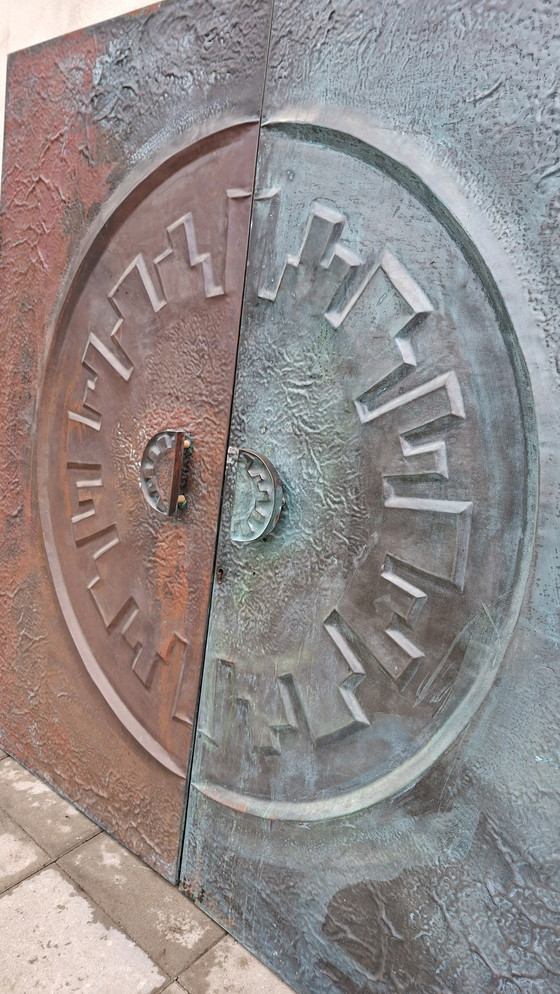 Image 1 of Brutalist brutalism door ornament