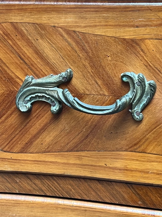 Cassettiera in stile Luigi XVI. – Cassettiere, Bronze, Marble (photo 3 of 6)