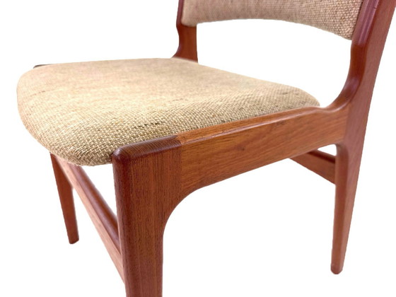 Image 1 of vintage set of four dining room chairs model 89 by Erik Buch for Anderstrup Möbelfabrik