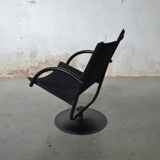 Image 1 of 1x drehbarer Canvas-Stuhl