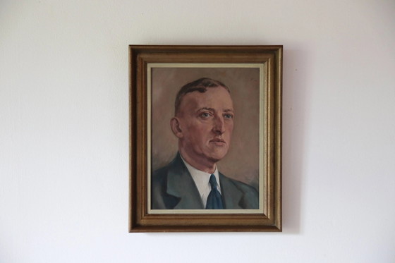 Impressionist oil painting portrait – Paintings & Drawings, Wood, Vintage (photo 2 of 6)