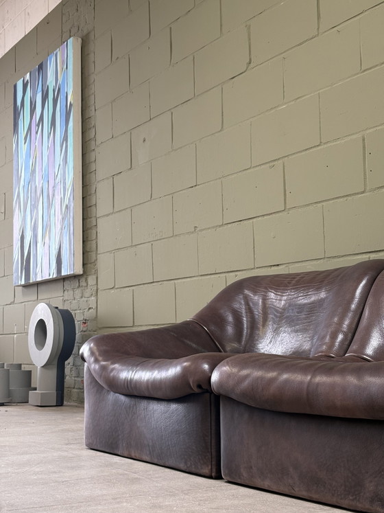 De Sede model DS-46 black-brown neck leather 6-piece – Couches (photo 4 of 15)