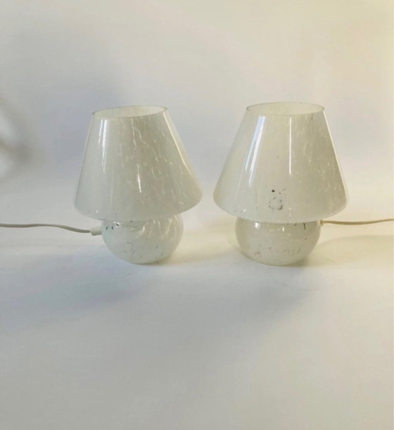 Image 1 of Ensemble vintage de lampes en forme de champignon