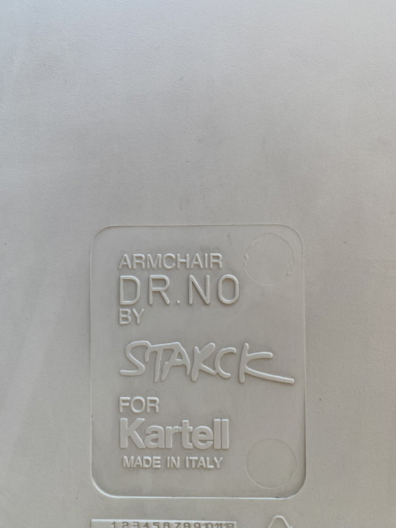 Image 1 of 6x Kartell Dr. No Stuhl