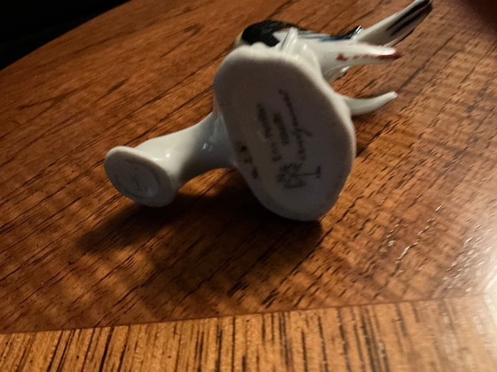 Image 1 of Petit Oiseau KAREL-ENS PORCELAINE, UNIQUE et RARE