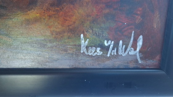 Image 1 of Kees van de Wal - Complete Series of 6 Large Abstract Paintings