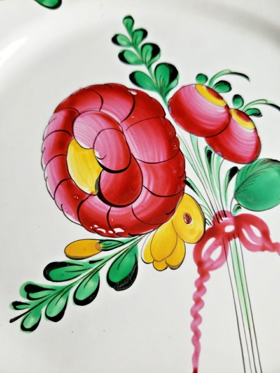 Piatto in maiolica dell'Est - Les Islettes - Dipinto a mano – Stoviglie, Ceramica (photo 2 of 5)