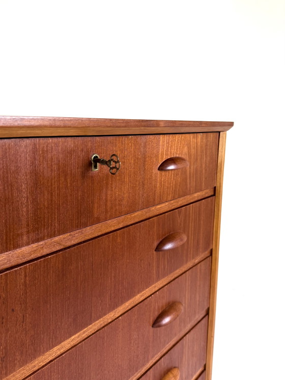 Vintage Danish Teak Chest of Drawers ‘60 – Wood (photo 7 of 9)