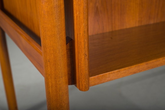 Image 1 of Midden-eeuws Deens teakhouten bureau van Gunnar Nielsen Tibergaard, jaren 60