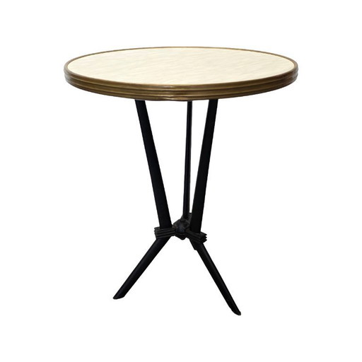 Table de bistrot Art déco française par Berc Antoine, années 1920