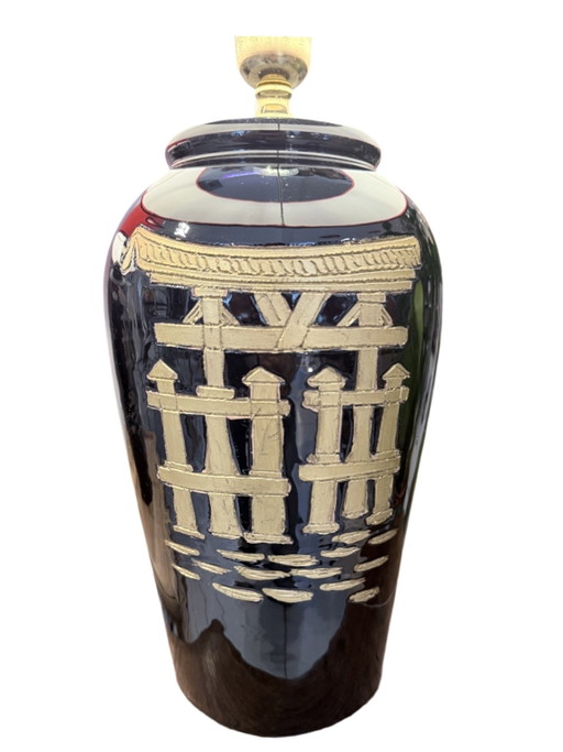 Lampade da tavolo vintage cinesi in stile Chinoiserie - set da 2 – tafellampen, Ceramic (photo 2 of 7)