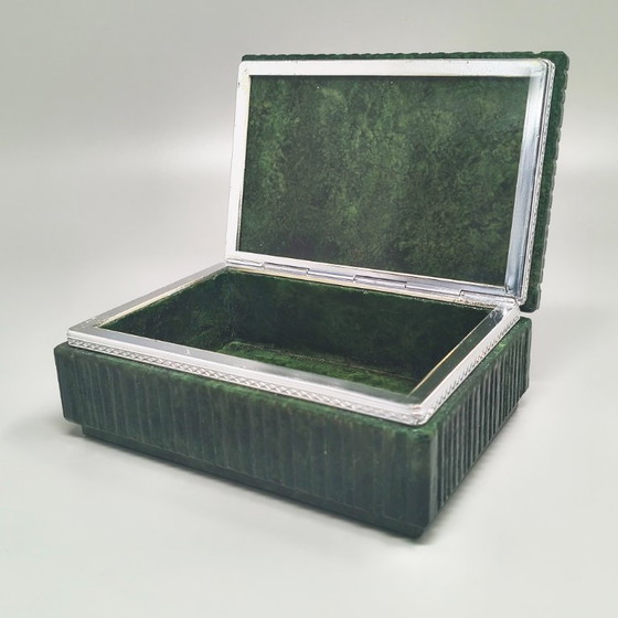 Image 1 of Ensemble à fumer vert albâtre des années 1960, par Romano Bianchi, fait main