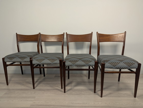 Image 1 of 4 midcentury Cees Braakman SA10 stoelen voor Pastoe