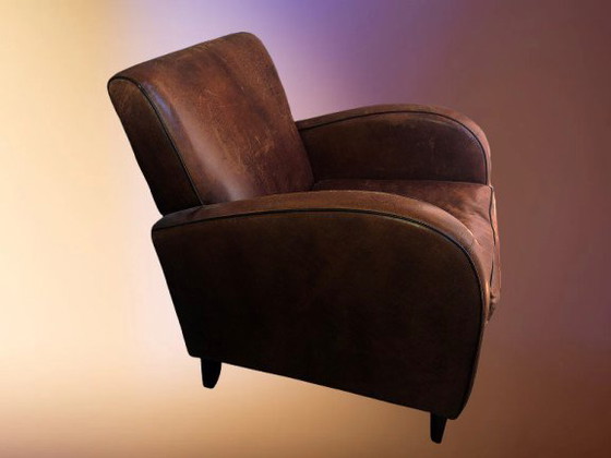Image 1 of Schapenlederen fauteuil 