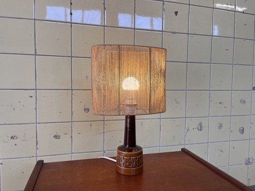 Vintage skandinavische Tischlampe von Søholm