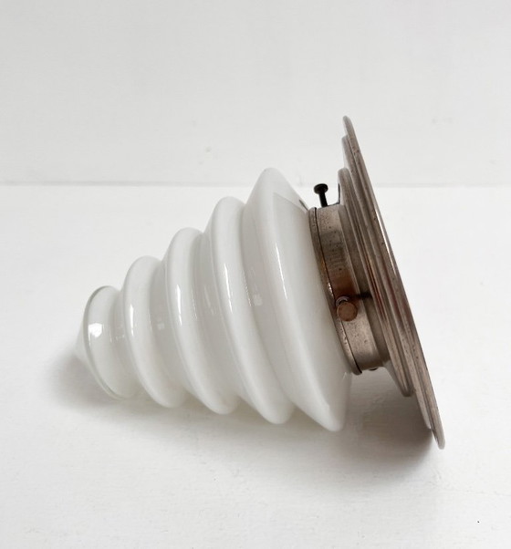 Image 1 of Set di 2 lampade da soffitto triangolari GISO, anni '60