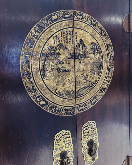 Antique Chinese Cabinet – Storage cabinet, Wood (photo 4 of 16)