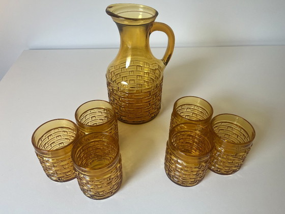 Image 1 of Servizio aranciata Bormioli - 1970