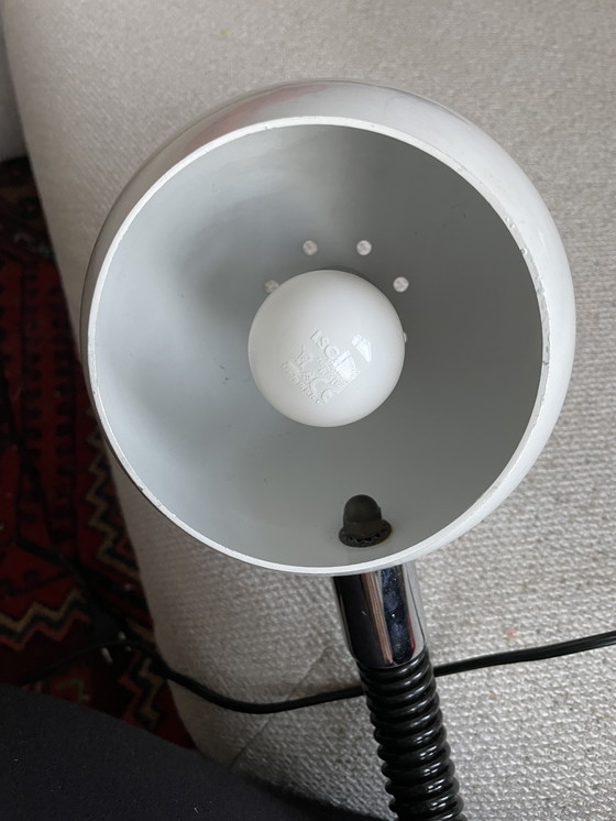 Image 1 of Space age oogbollamp Reggiani jaren 70 tafellamp 
