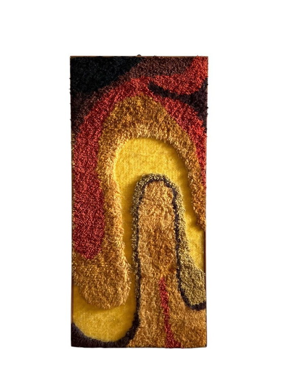 Image 1 of Tapisserie murale style ère spatiale | Art textile italien du milieu du XXe siècle (années 1970)