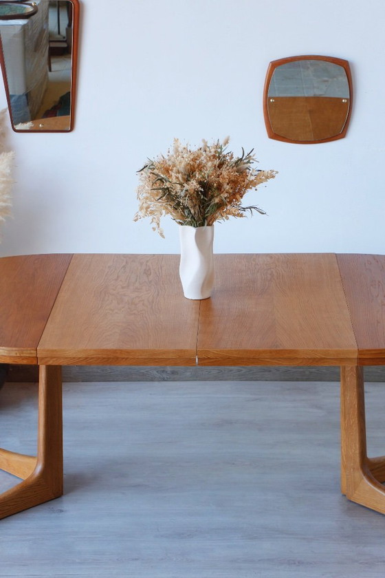 Image 1 of Extendable Vintage Oak Dining Table | Scandinavian Design