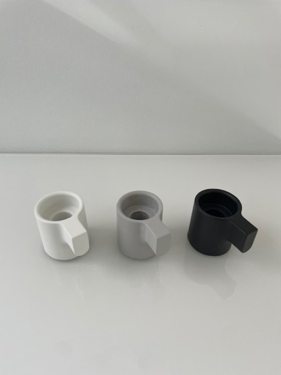 Image 1 of Set of 3 IKEA Ypperlig x HAY candlesticks