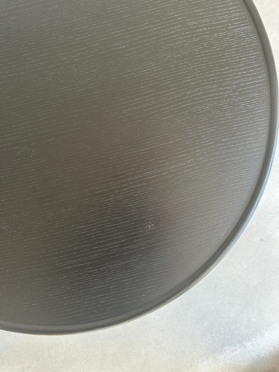 Image 1 of Table Basse Maxalto Loto – Ø 80 cm – Chêne Noir (Antonio Citterio)
