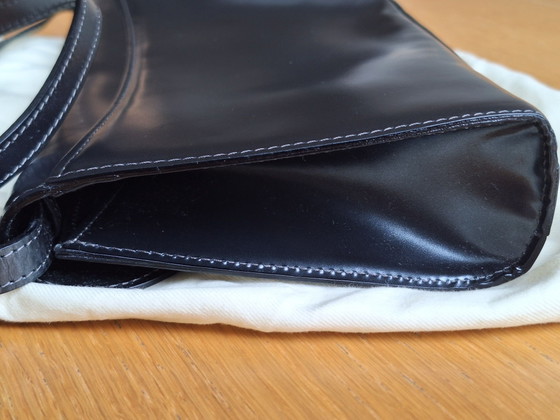 Vintage Bally Leather Shoulder Bag / Clutch, 90s, Incl. dustbag, Crossbody bags, Calfskin, Black (photo 11 of 14)