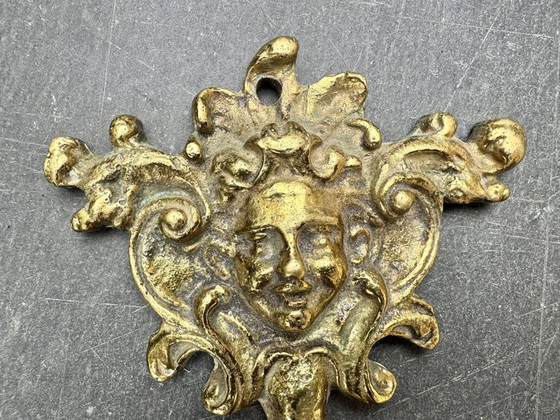 2 wall sconces in solid brass "Medusa" 1950s – Wall lights, Barok (photo 4 of 12)