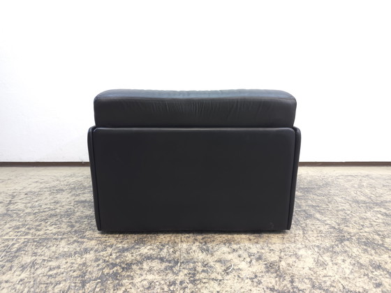 Image 1 of De Sede ds 76 poltrona di design in pelle poltrona sedia divano desede pelle nero