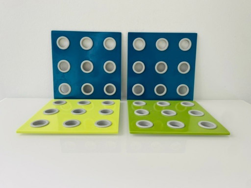 Set di 4 sottobicchieri Mepal Domino.