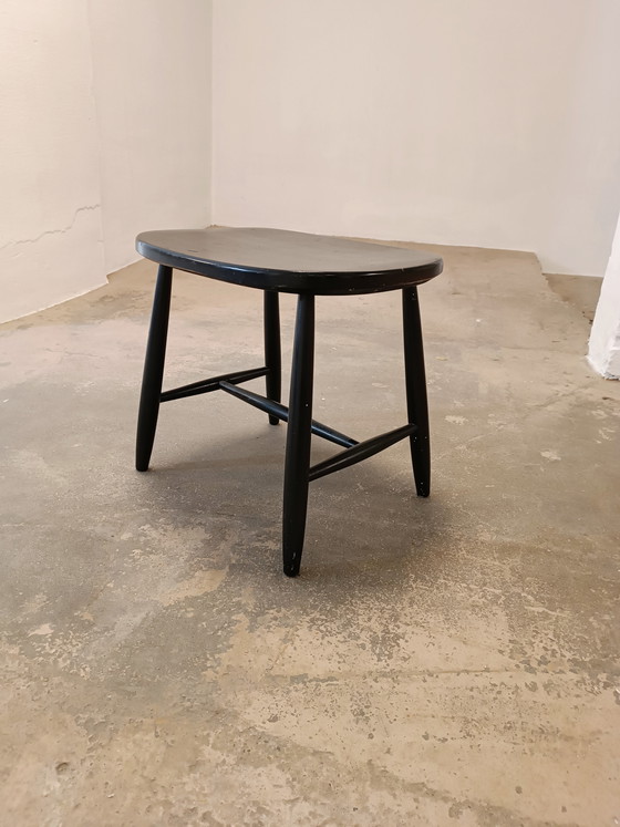 Image 1 of Ilmari Tapiovaara black stool 