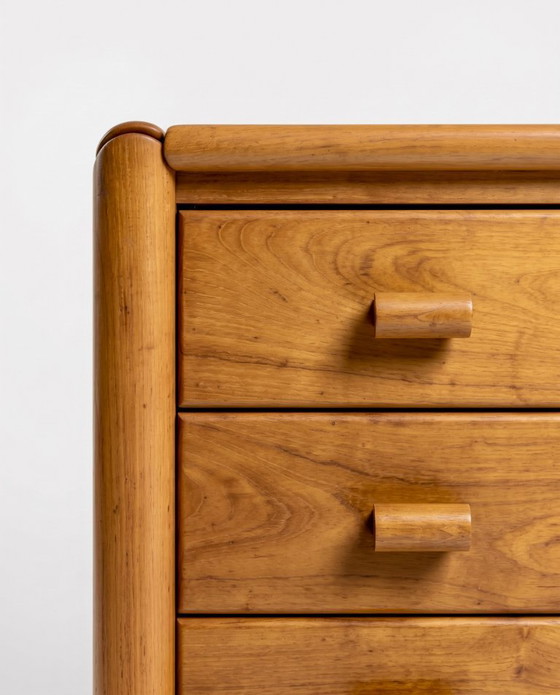 Commode van Massief Iepenhout - Atelier Chauvin - 1960 – Opbergkast, Wood (photo 5 of 6)