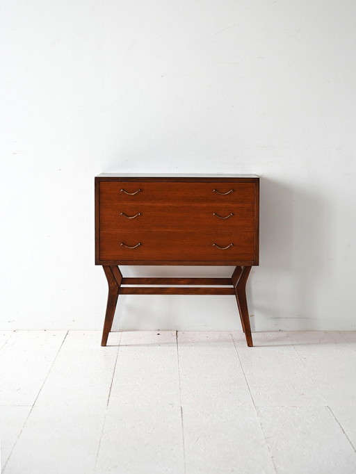 Swedish Mahogany Chest of Drawers, 1950s-60s
