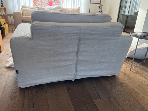 Linteloo; 4-person sofa, love seat & footstool