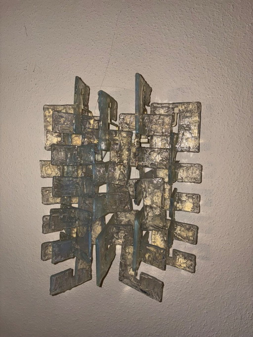 Wandlampe aus Murano Glas – Mazzega, Carlo Nason, Vintage Design