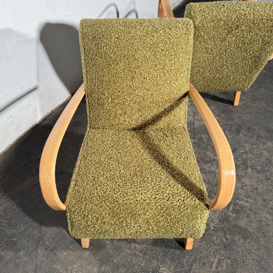 Een paar Jindrich Halabala Type C fauteuils, volledig gerestaureerd, jaren 1930. – Jindřich Halabala (photo 12 of 17)