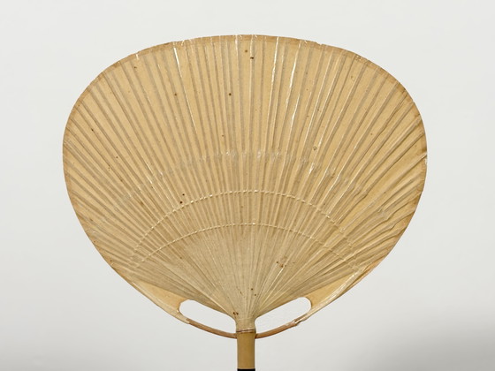 Uchiwa III Desk lamp or wall scone designed by Ingo Maurer for M Design, Floor lights, Bamboo, Metal, Beige (photo 2 of 9)