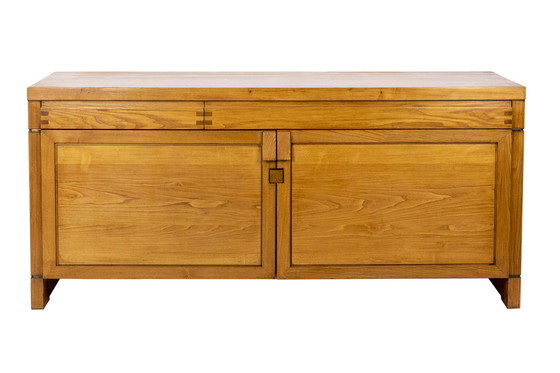 Image 1 of Pierre Chapo R08 Buffet buffet, bois d'orme, France 1960