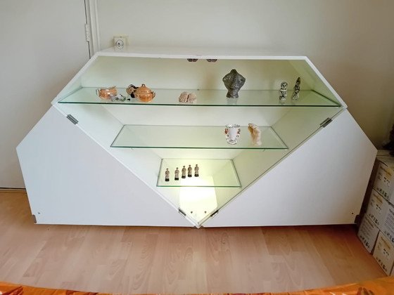 Image 1 of Vitrinekast dressoir 80er jaren