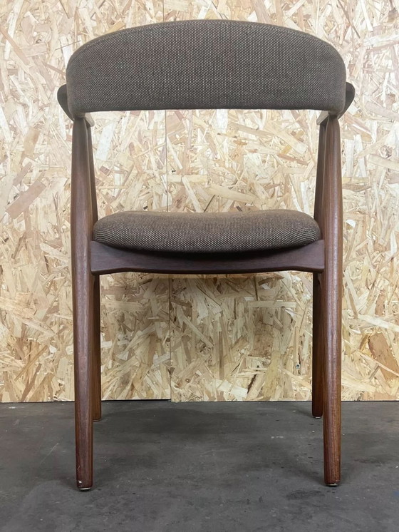 Image 1 of 60s 70s teakhouten fauteuil bureaustoel Th. Harlev voor Farstrup 60s