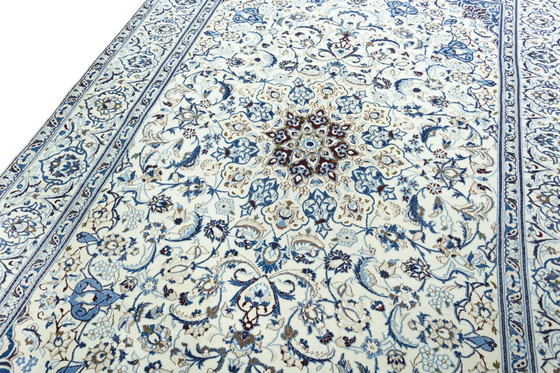 Image 1 of Hand-knotted Nain 9la With Silk - 308 X 205 Cm
