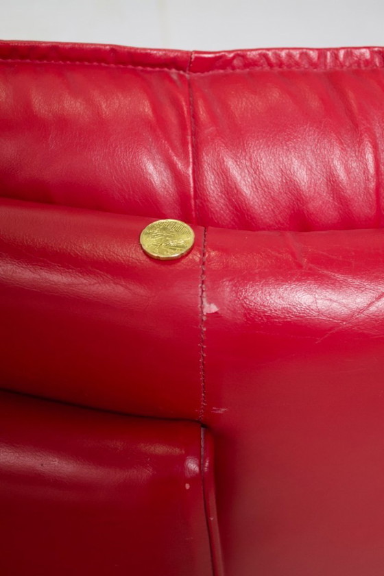 Image 1 of Poltrona in pelle vintage "Ambassador", Nicoletti Salotti, Italia, 1980