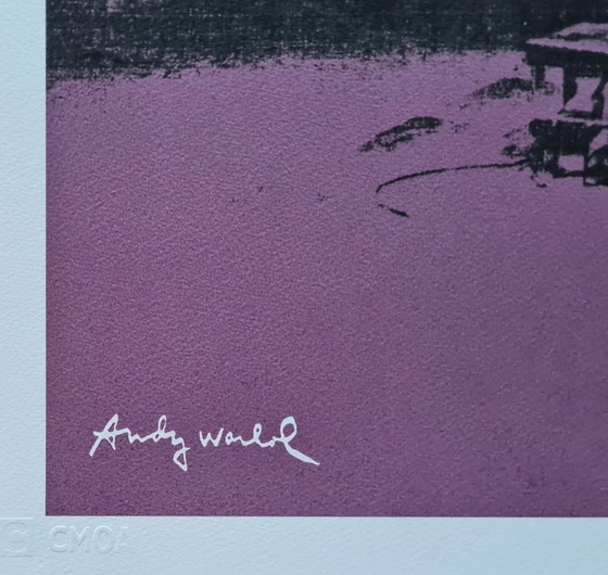 Image 1 of Según Andy Warhol, Electric Silla, década de 1980, litografía