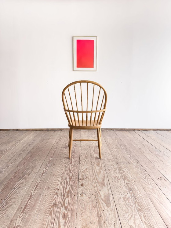 Image 1 of Fauteuil CH 18A en Chêne par Frits Henningsen pour Carl Hansen