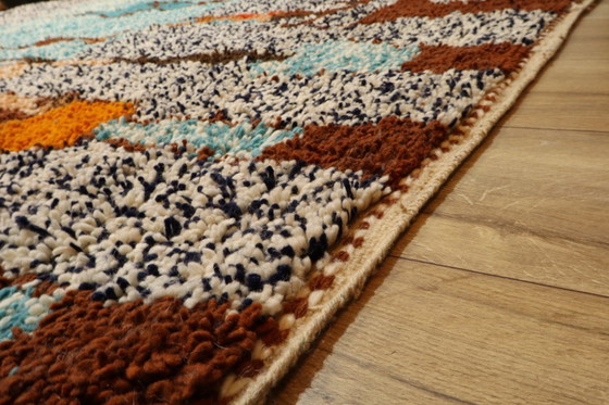 Image 1 of Berber carpet wool rug floor rug new 310 x 210 cm color rug carpet Berber runner large interior unique high pile original