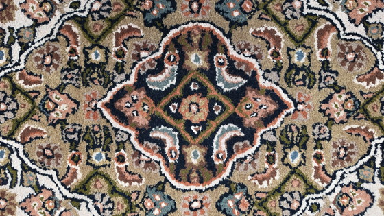 Image 1 of Hand-knotted Oriental wool Bidjar rug medallion brown 248x348cm