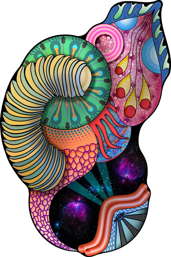 Image 1 of Elena Salmistrato, créatrice du tapis "Draconion".